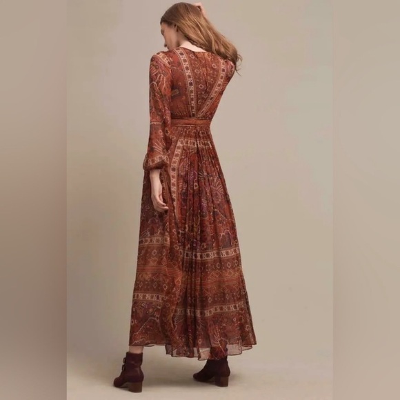 Anthropologie - Ranna Gill - boho Ceret maxi dress - side zipper - Picture 2 of 8